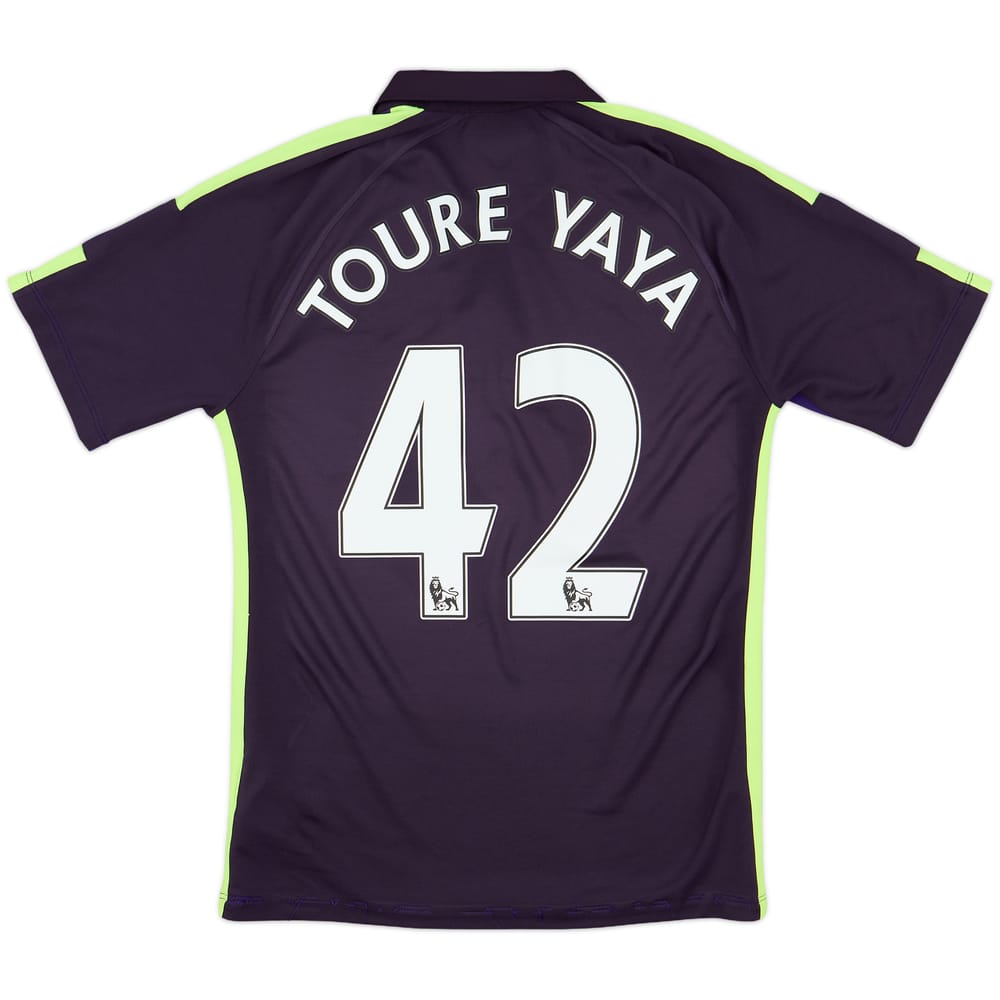 2014-15 Manchester City Third Shirt Toure Yaya #42 - 6/10 - (S)