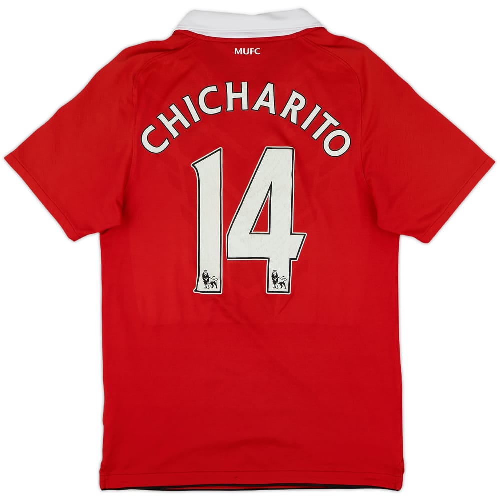 2010-11 Manchester United Home Shirt Chicharito #14 - 5/10 - (S)