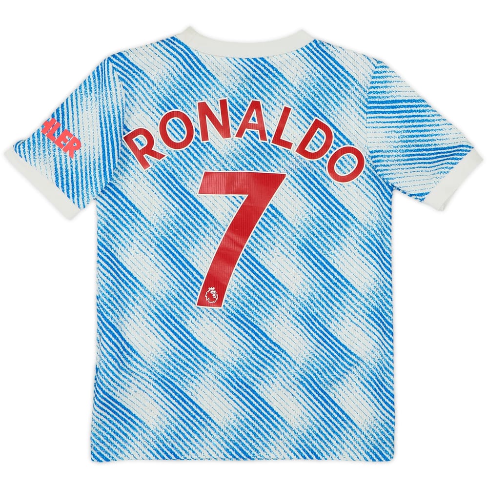 2021-22 Manchester United Away Shirt - 9/10 - (7-8 Years)