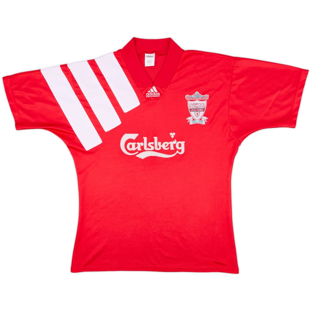 1992-93 Liverpool Centenary Home Shirt - 8/10 - (L)