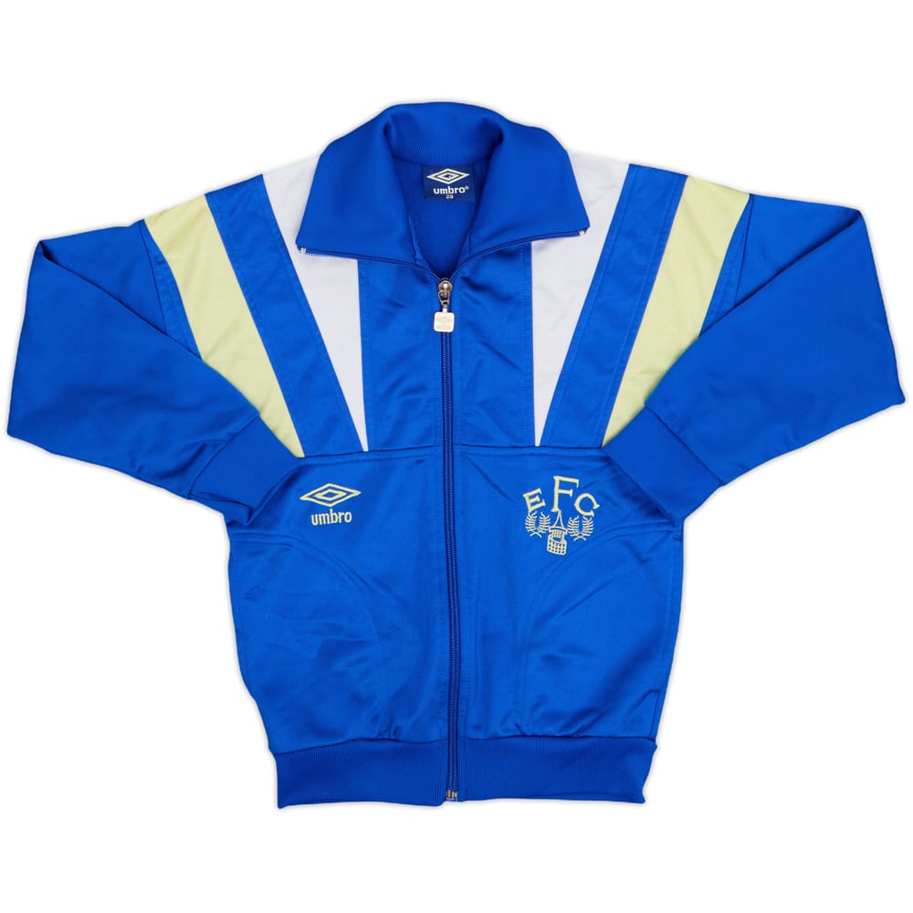 1988-90 Everton Umbro Track Top - 9/10 - (S.Boys)