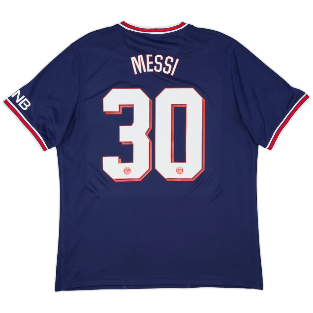 2021-22 Paris Saint-Germain Home Shirt Messi #30 - 10/10 - (XL)