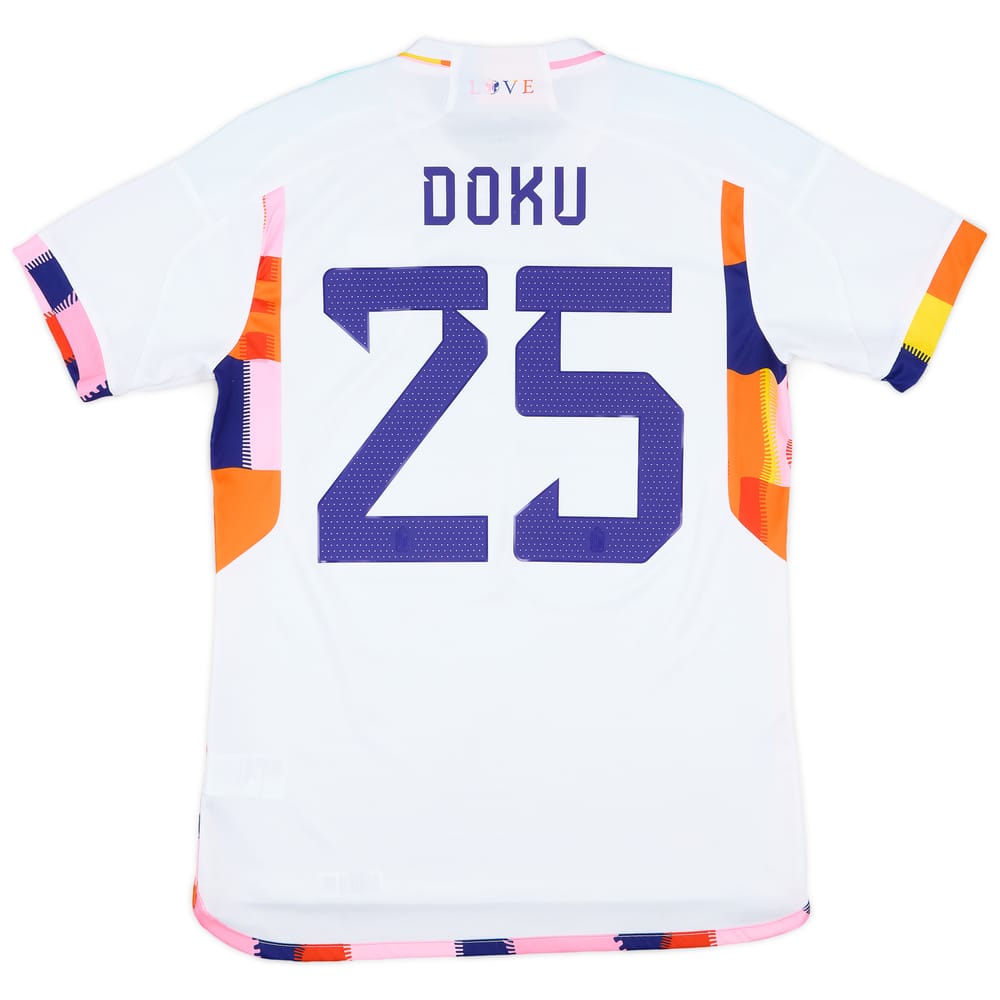 2022-23 Belgium Away Shirt Doku #25 - 10/10 - (M)