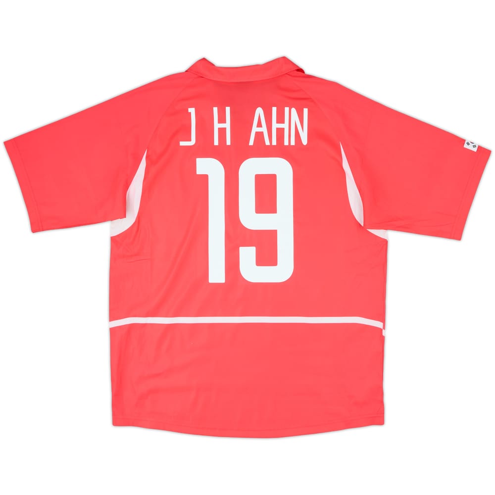 2002-03 South Korea Home Shirt J.H.Ahn #19 - 10/10 - (L)