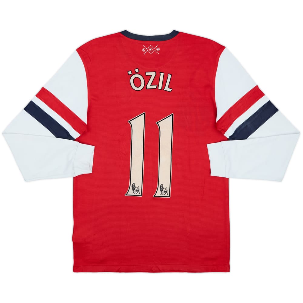 2012-14 Arsenal Home L/S Shirt Ozil #11 - 6/10 - (S)