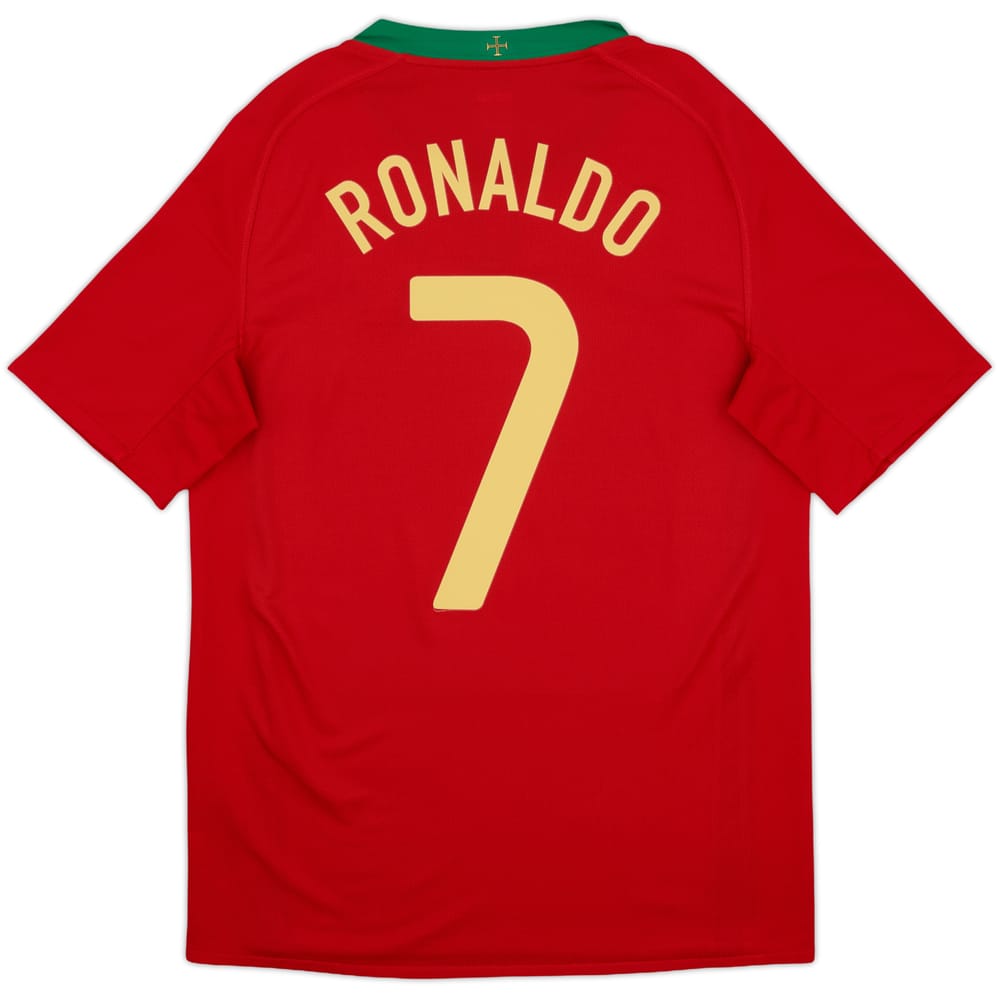 2008-10 Portugal Home Shirt Ronaldo #7 - 10/10 - (S)