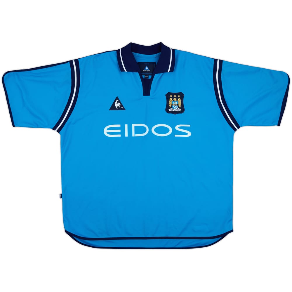 2001-02 Manchester City Home Shirt - 10/10 - (XL)