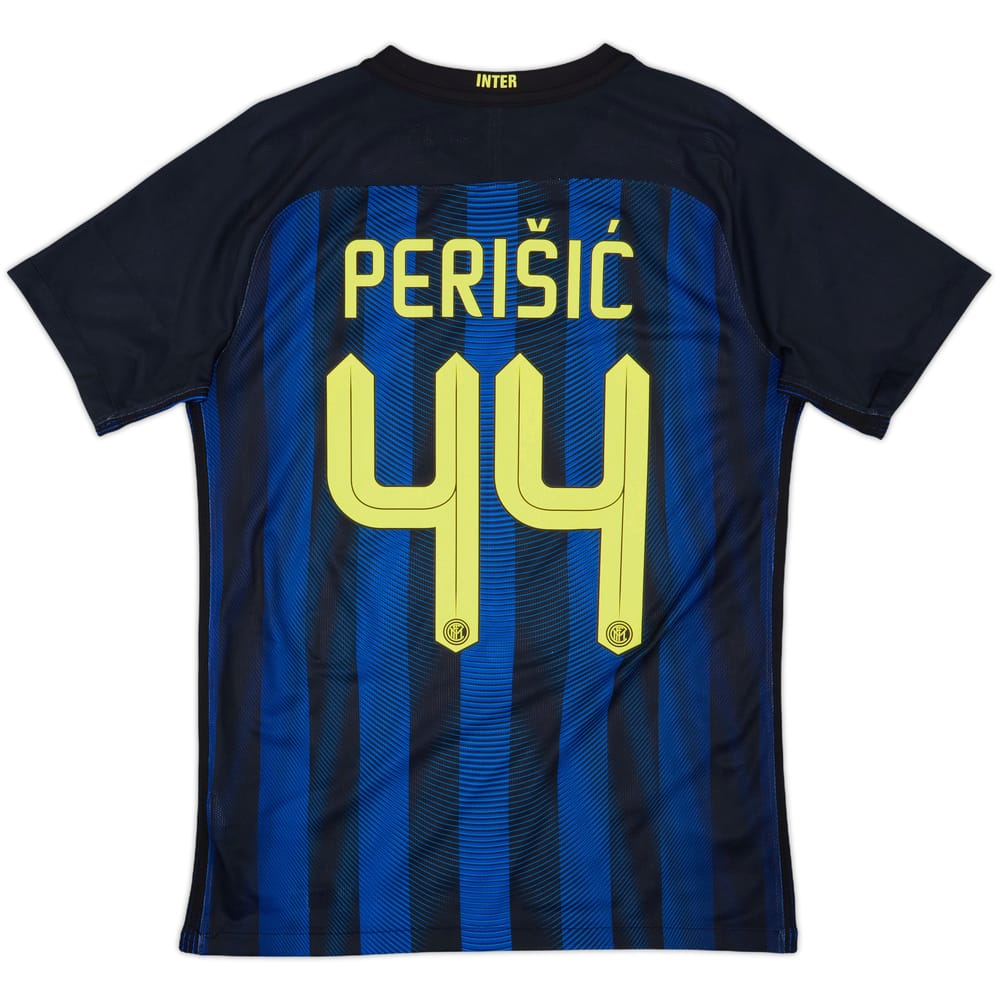 2016-17 Inter Milan Authentic Home Shirt Perisic #44 - 10/10 - (M)