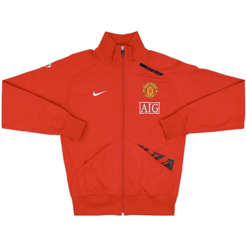 2007-08 Manchester United Nike Track Jacket - 8/10 - (S)
