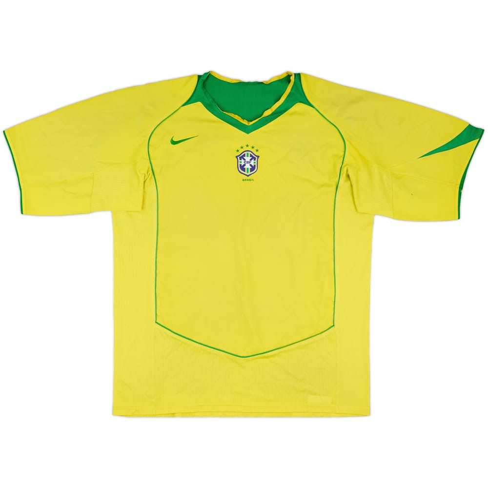 2004-06 Brazil Home Shirt - 5/10 - (L)