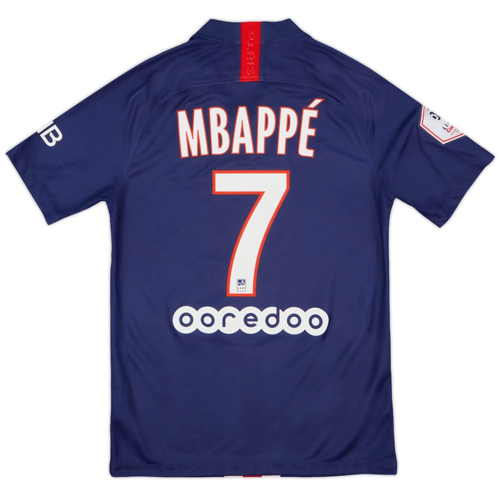 2019-20 Paris Saint-Germain Home Shirt Mbappe #7 - 10/10 - (S)