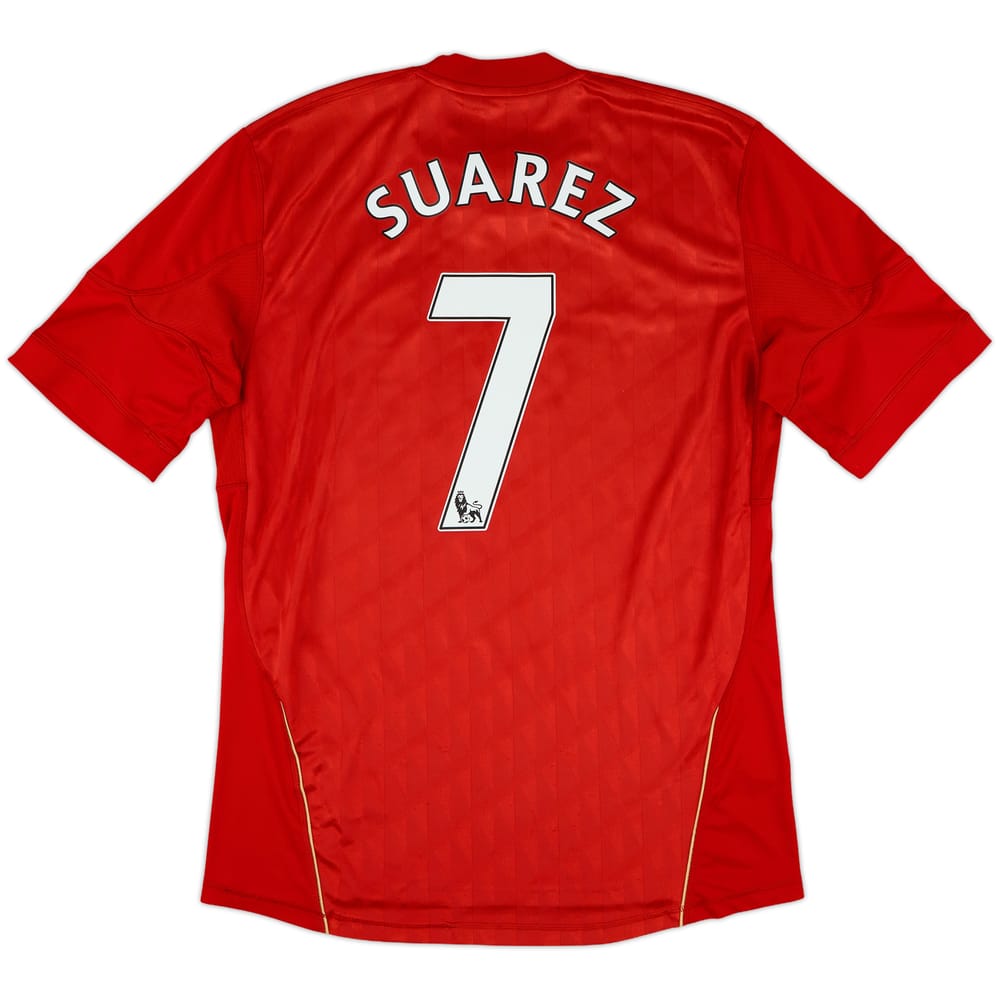 2010-12 Liverpool Home Shirt Suarez #7 - 7/10 - (L)