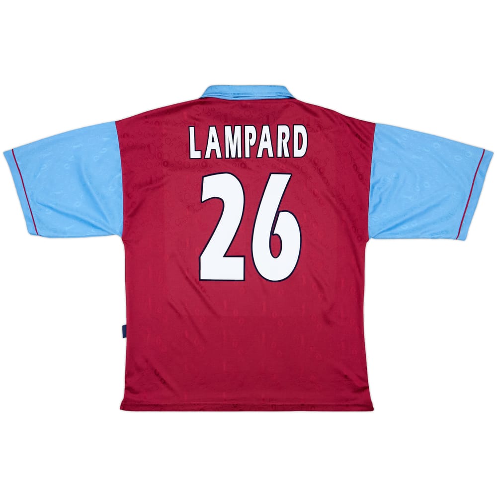 1995-97 West Ham Centenary Home Shirt Lampard #26 - 8/10 - (L)