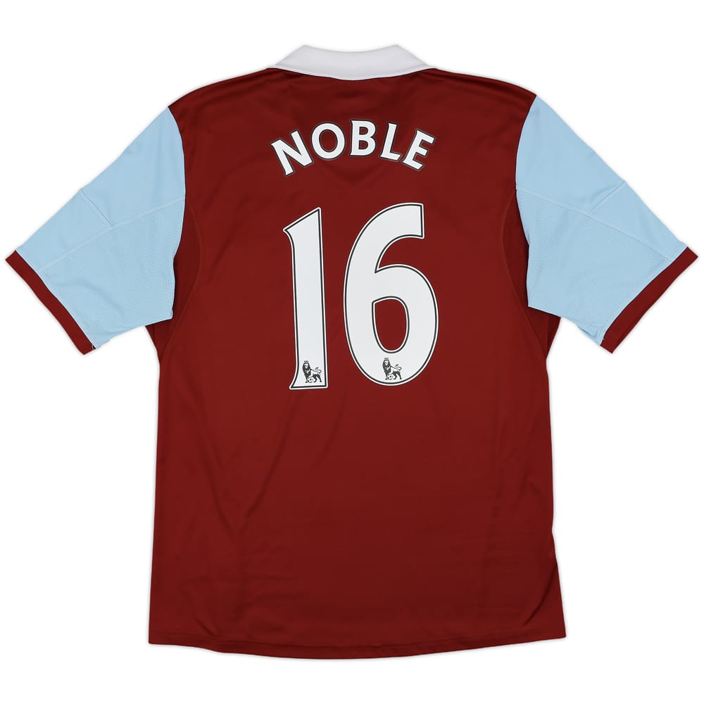 2013-14 West Ham Home Shirt Noble #16 - 9/10 - (L)
