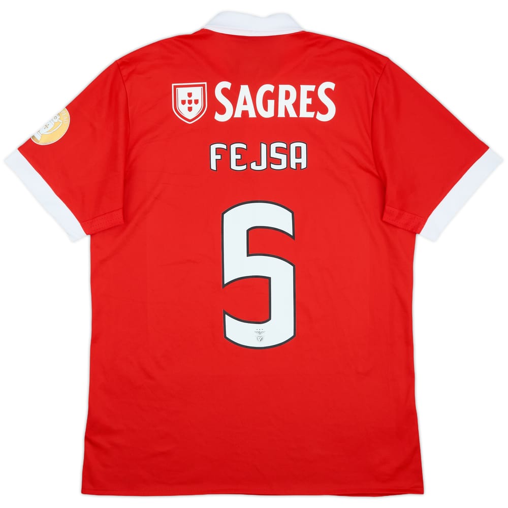 2017-18 Benfica Home Shirt Fejsa #5 - 8/10 - (L)
