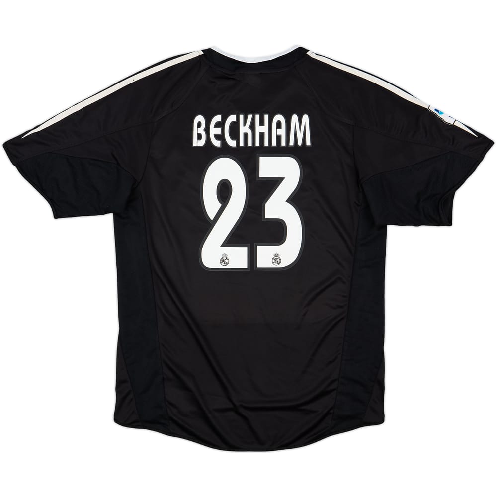 2004-05 Real Madrid Away Shirt Beckham #23 - 7/10 - (L)