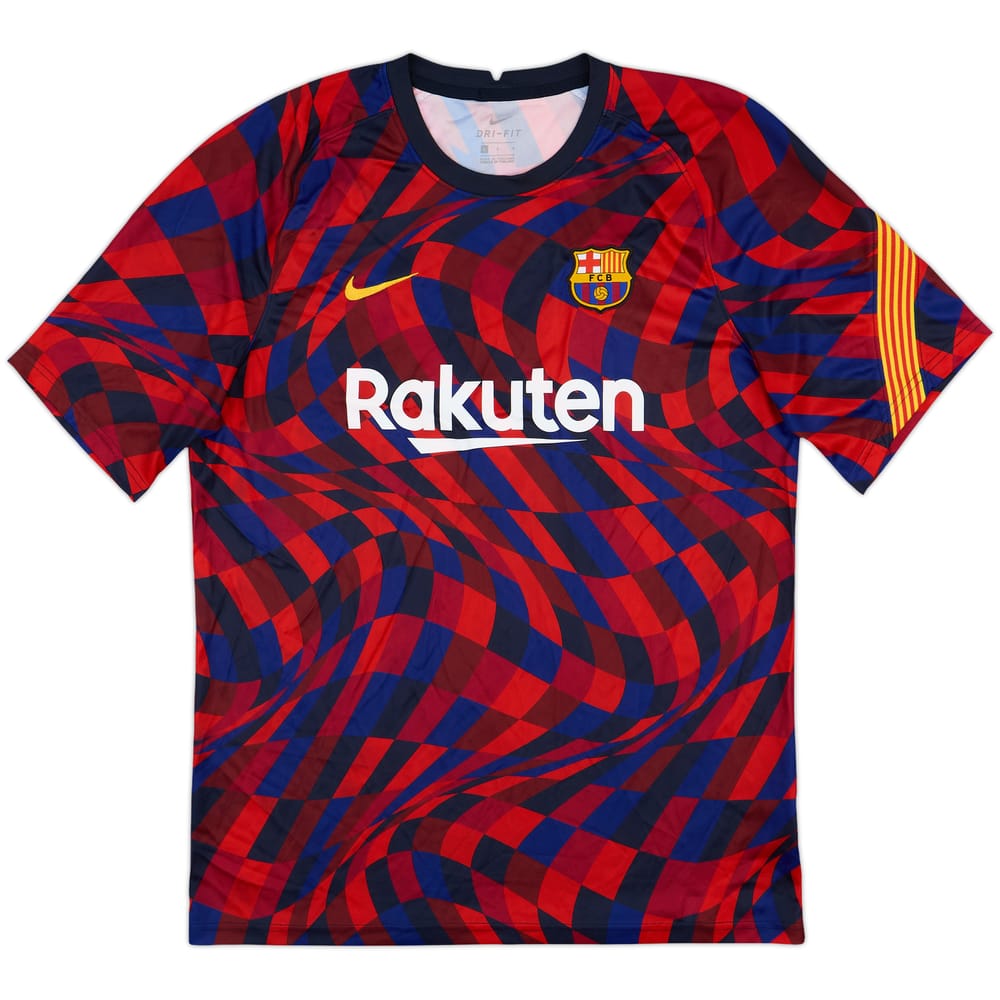 2020-21 Barcelona Nike Training Shirt - 9/10 - (L)