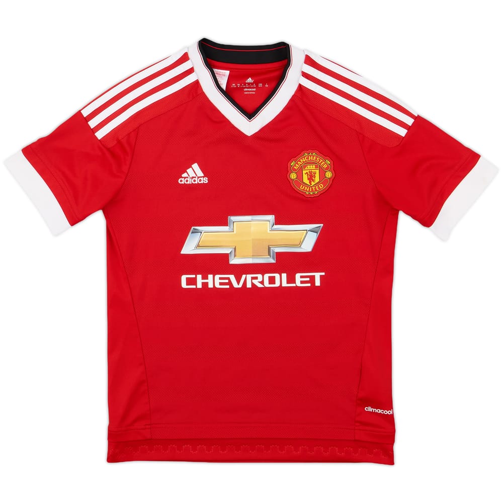 2015-16 Manchester United Home Shirt - 8/10 - (M.Boys)