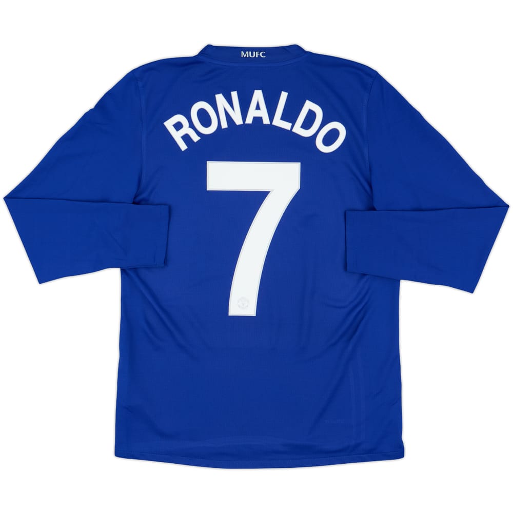 2008-09 Manchester United Third L/S Shirt Ronaldo #7 - 7/10 - (S)