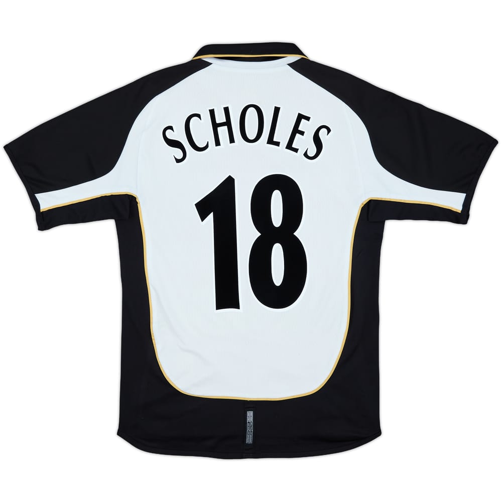 2001-02 Manchester United Centenary Away/Third Shirt Scholes #18 - 7/10 - (S)