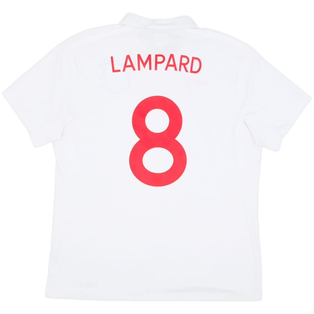 2009-10 England Home Shirt Lampard #8 - 6/10 - (XL)