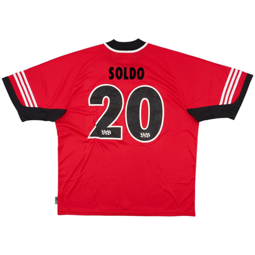2001-02 Stuttgart Away Shirt Soldo #20 - 8/10 - (XL)