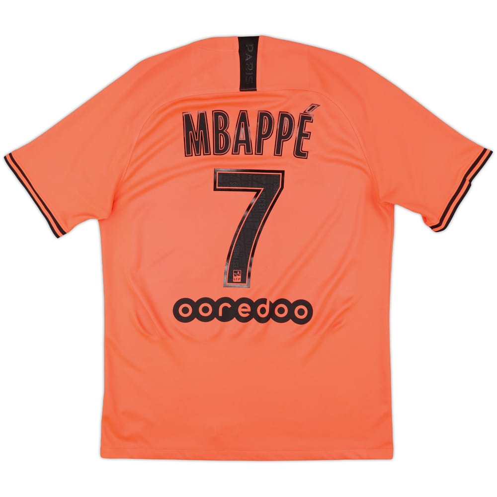 2019-20 Paris Saint-Germain Away Shirt Mbappe #7 - 8/10 - (M)