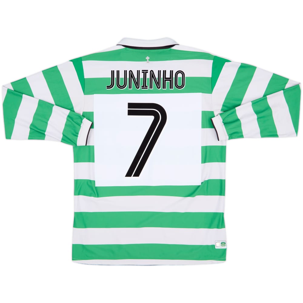 2004-05 Celtic Home L/S Shirt Juninho #7 - 8/10 - (M)