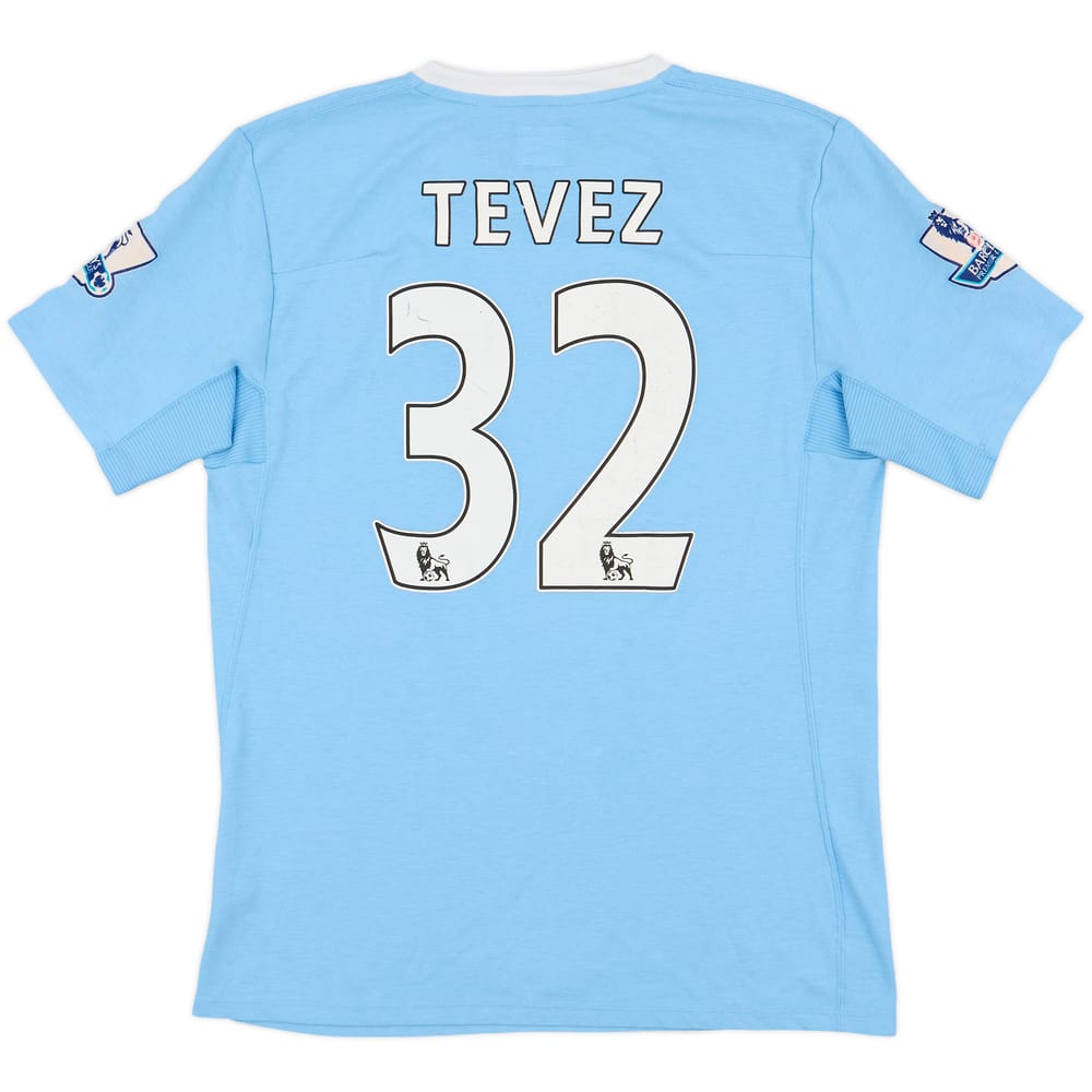 2009-10 Manchester City Home Shirt Tevez #32 - 7/10 - (M)