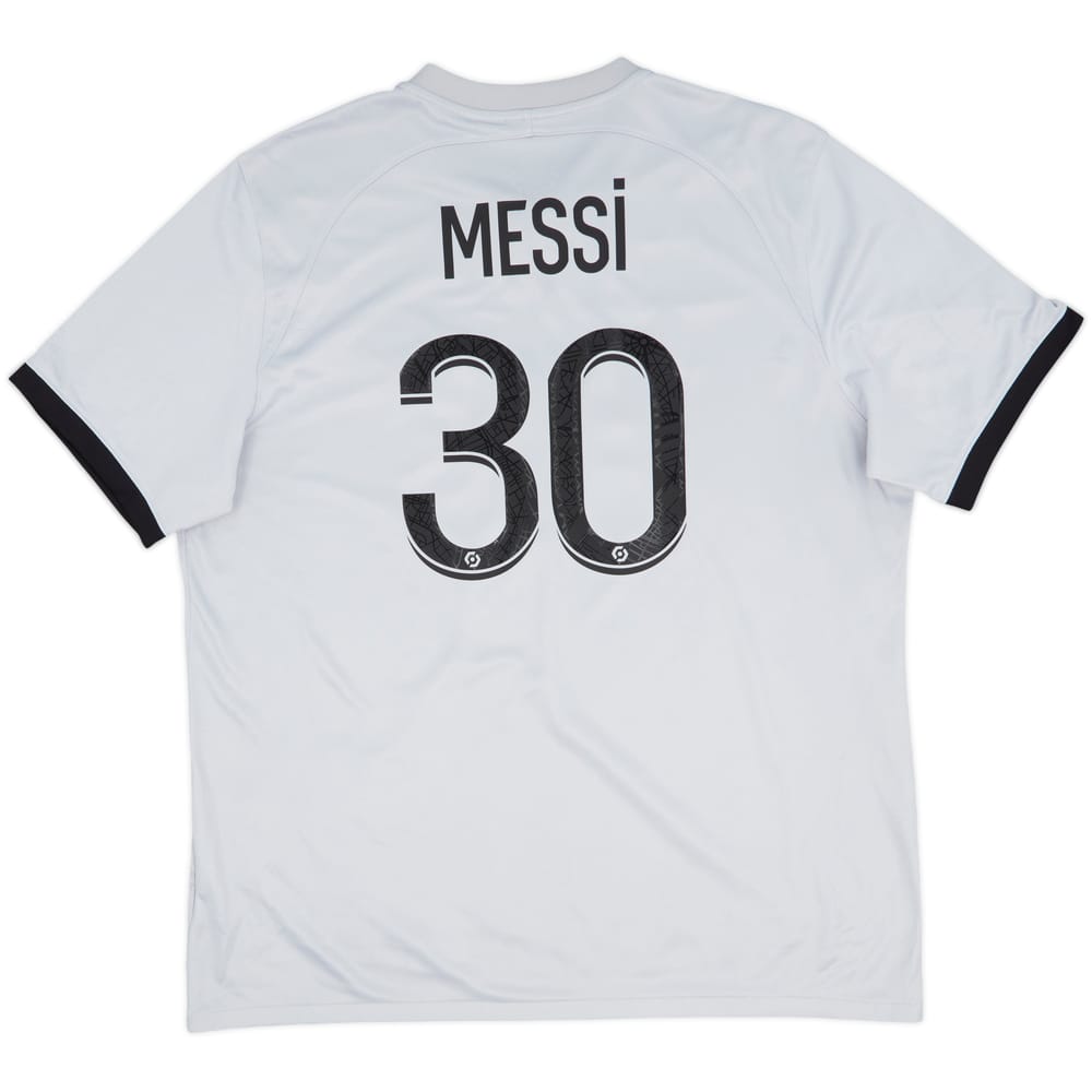2022-23 Paris Saint-Germain Away Shirt Messi #30 - 10/10 - (XL)
