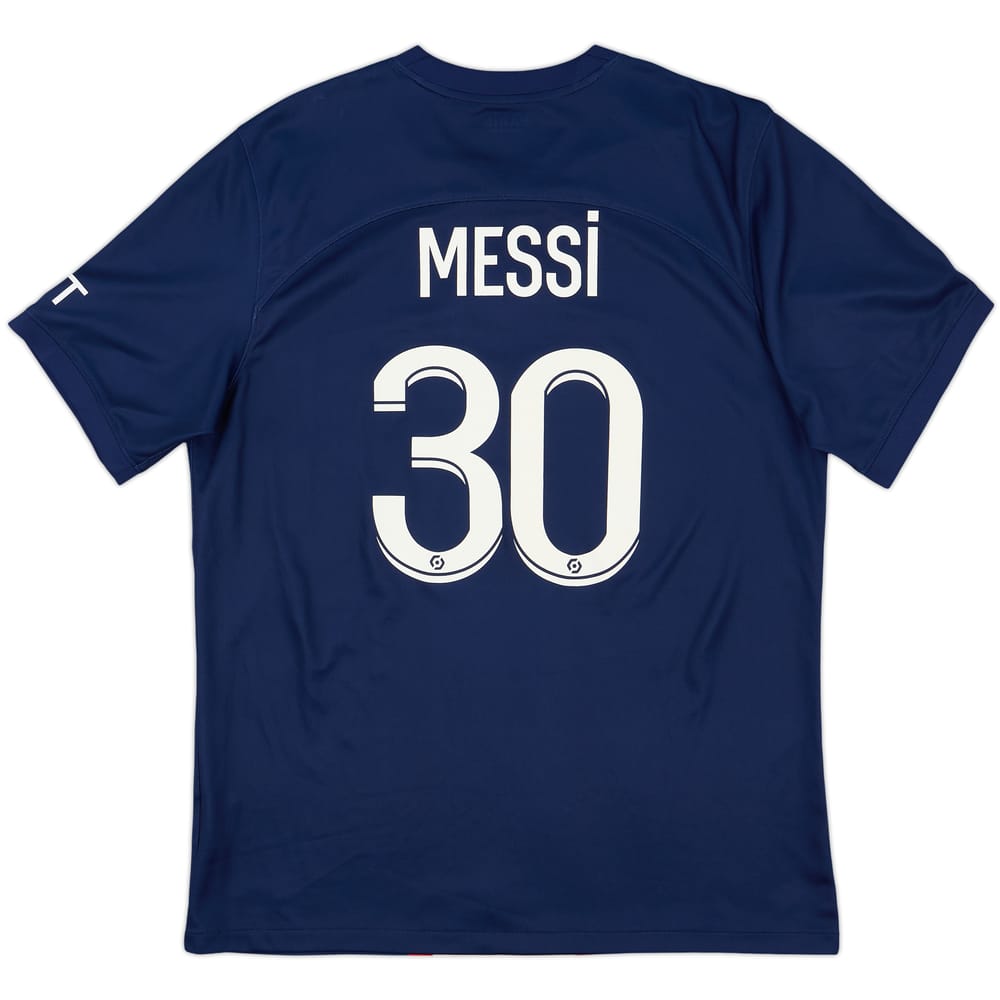 2022-23 Paris Saint-Germain Home Shirt Messi #30 - 10/10 - (L)