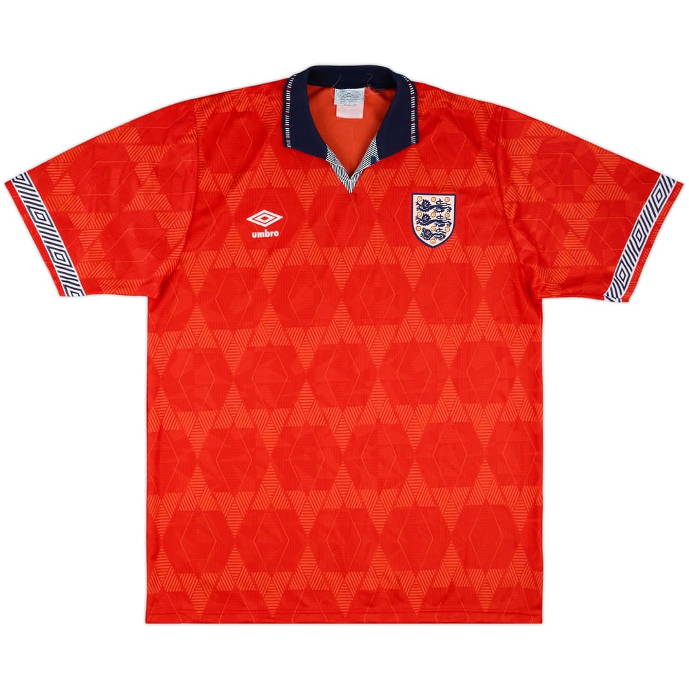 1990-93 England Away Shirt - 10/10 - (L)