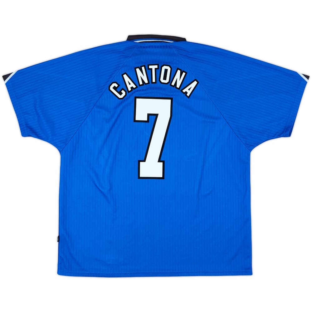 1996-98 Manchester United Third Shirt Cantona #7 - 9/10 - (XXL)