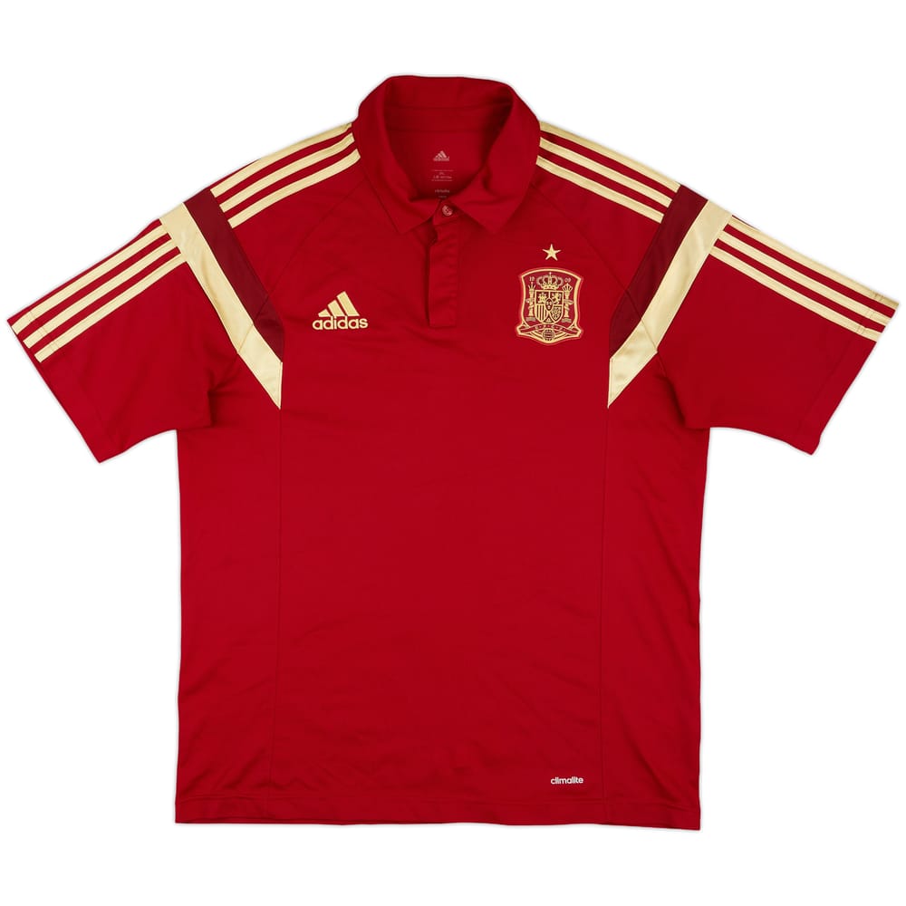 2014-15 Spain adidas Polo Shirt - 9/10 - (XXL)
