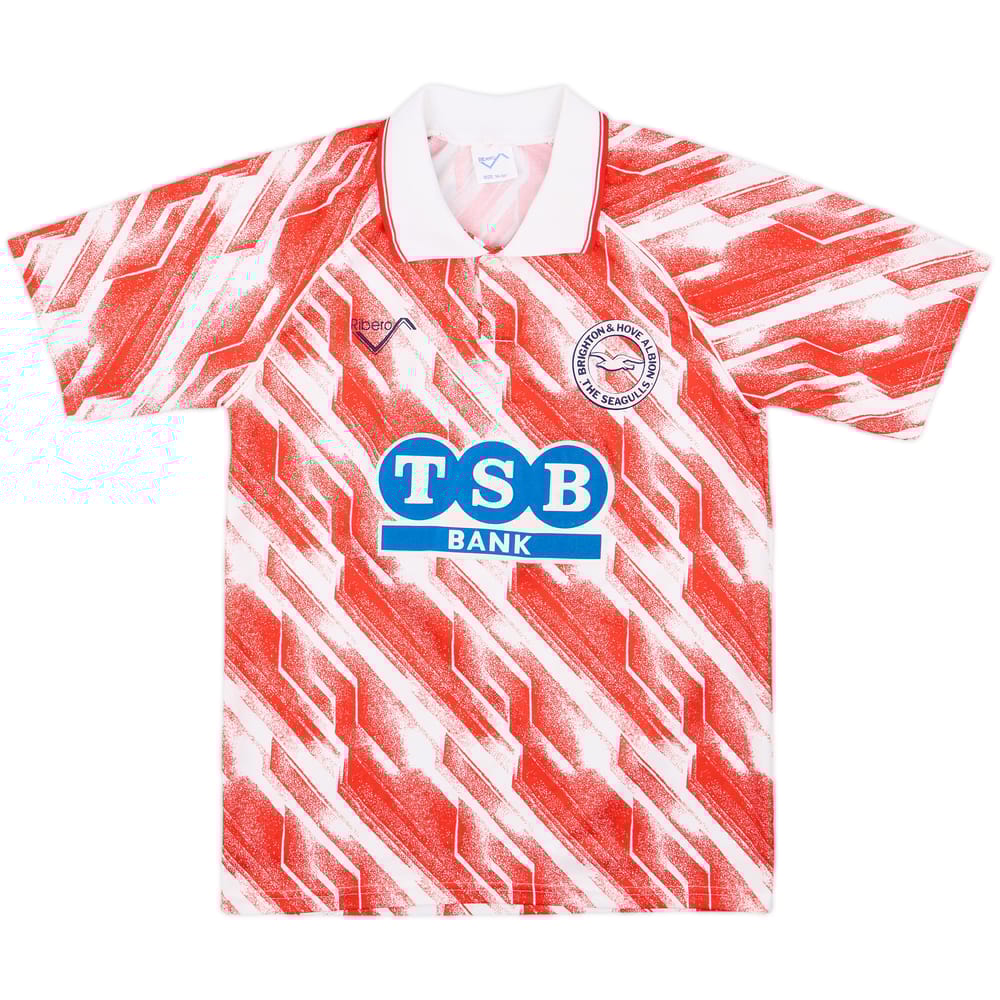 1991-93 Brighton Away Shirt #15 - 10/10 - (S)