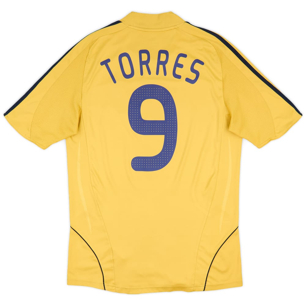 2008-10 Spain Away Shirt Torres #9 - 7/10 - (M)