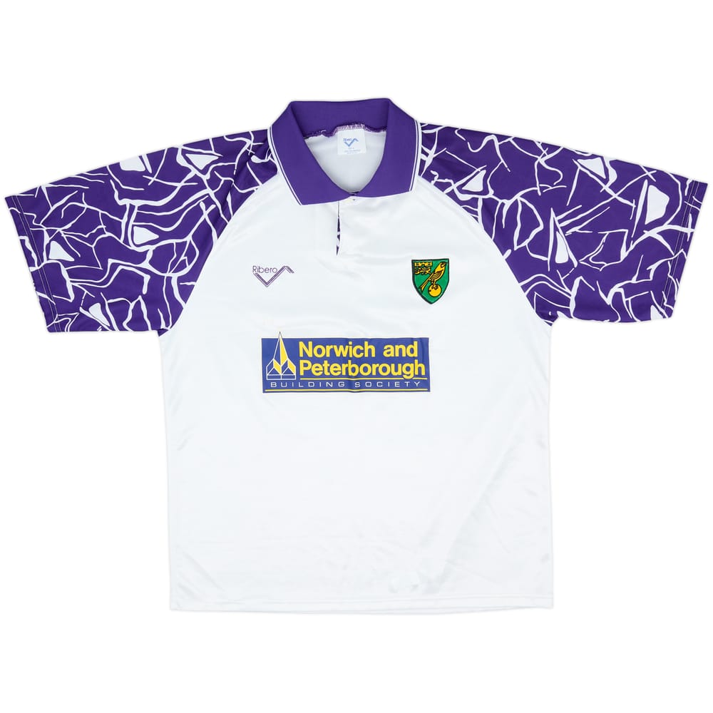 1992-94 Norwich Away Shirt - 8/10 - (L)