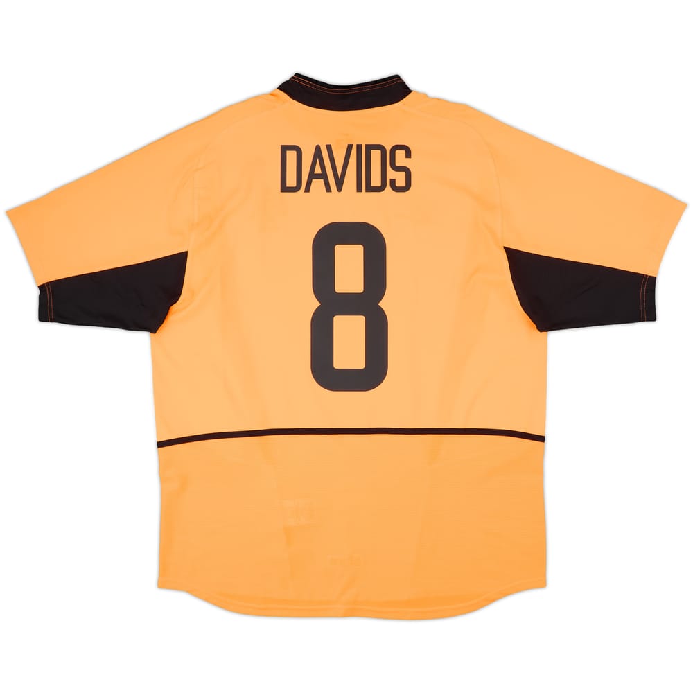 2002-04 Netherlands Home Shirt Davids #8 - 8/10 - (XL)