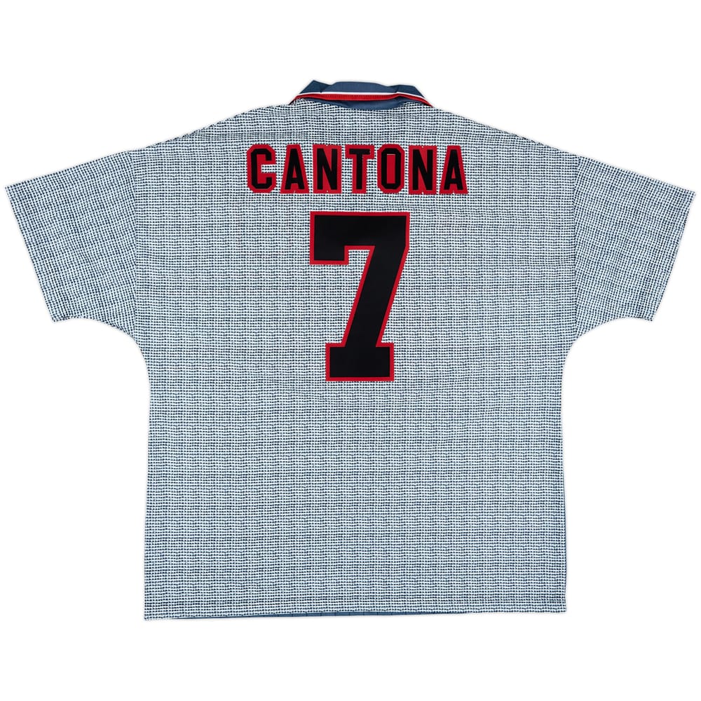 1995-96 Manchester United Away Shirt Cantona #7 - 9/10 - (XXL)