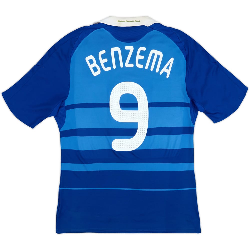 2008-09 France Home Shirt Benzema #9 - 6/10 - (L)