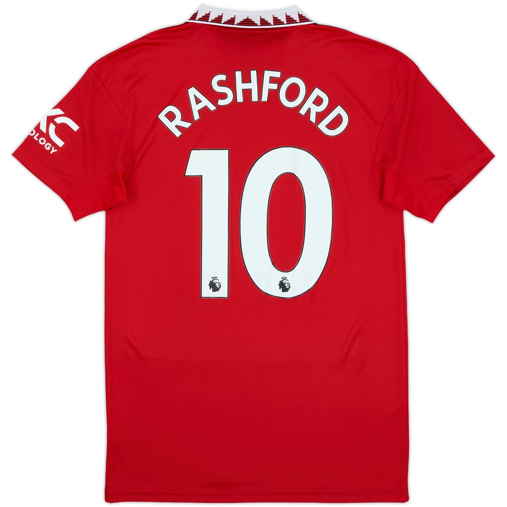 2022-23 Manchester United Home Shirt Rashford #10 - 9/10 - (S)