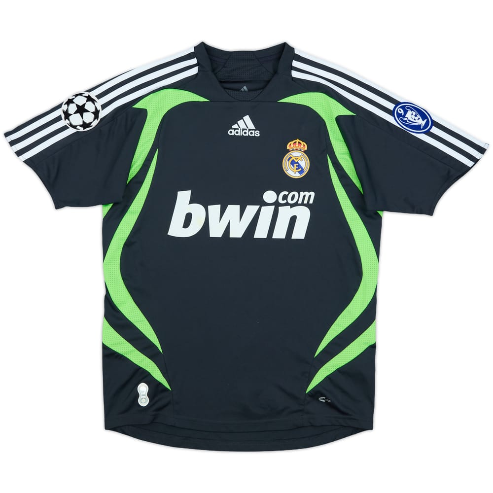 2007-08 Real Madrid CL Third Shirt - 8/10 - (L.Boys)