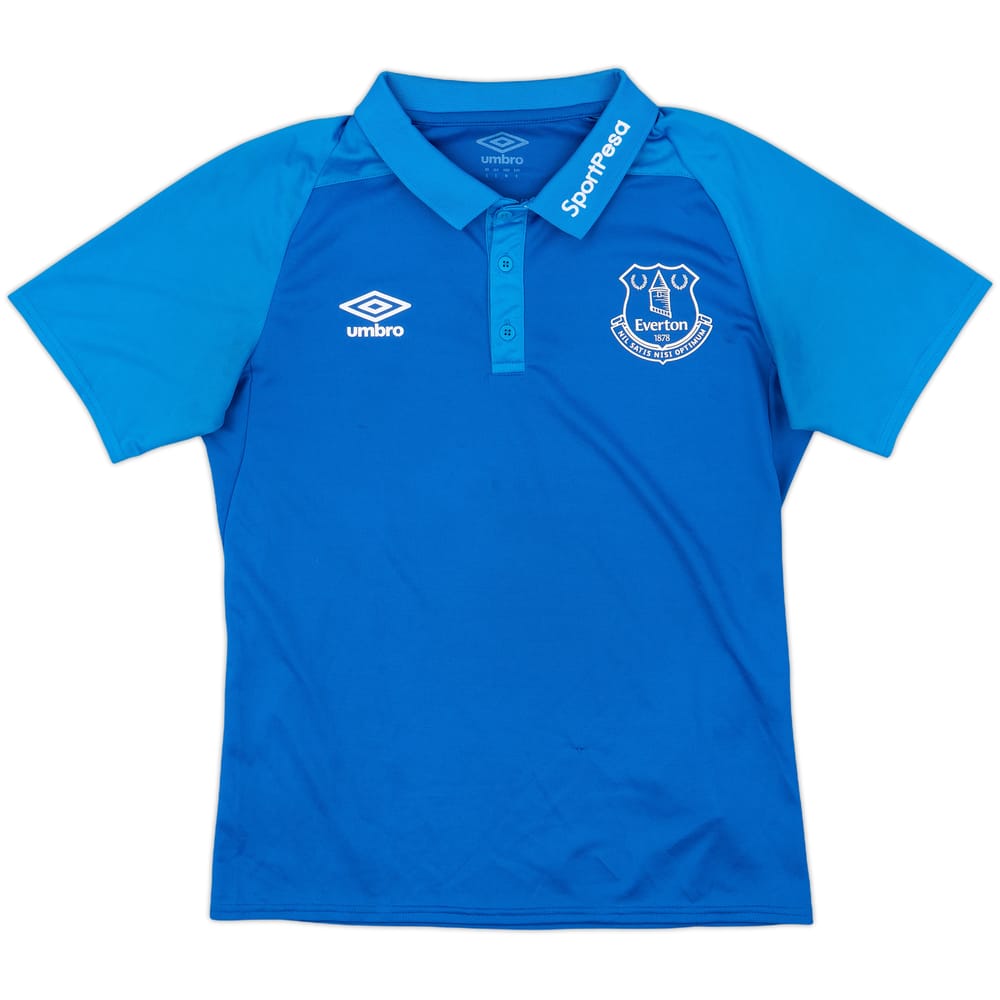 2017-18 Everton Umbro Polo Shirt - 7/10 - (S)