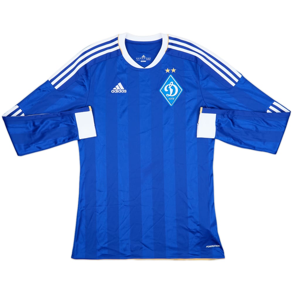 2012-13 Dynamo Kyiv Player Issue Away L/S Shirt - 9/10 - (L)