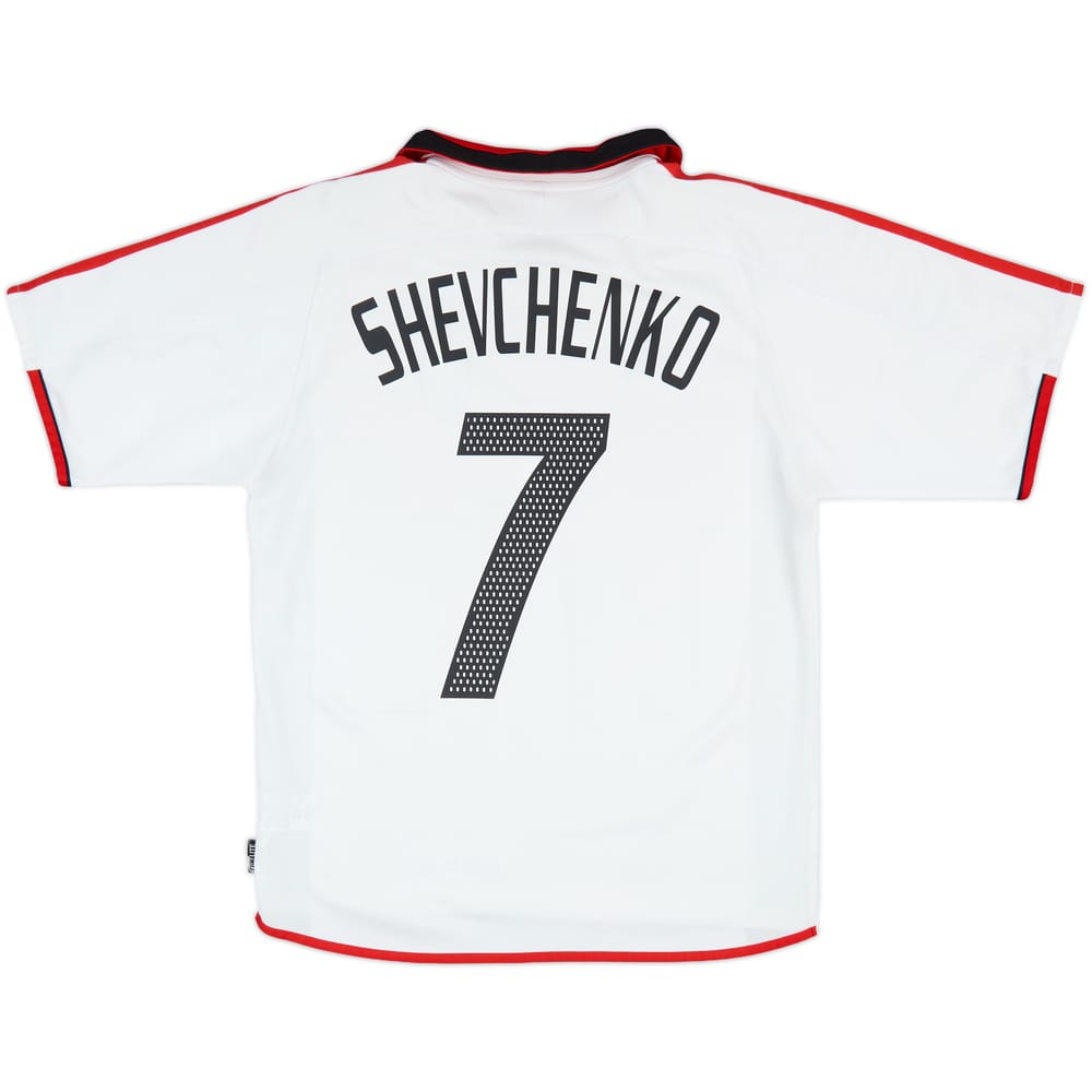 2003-04 AC Milan Away Shirt Shevchenko #7 - 6/10 - (M)