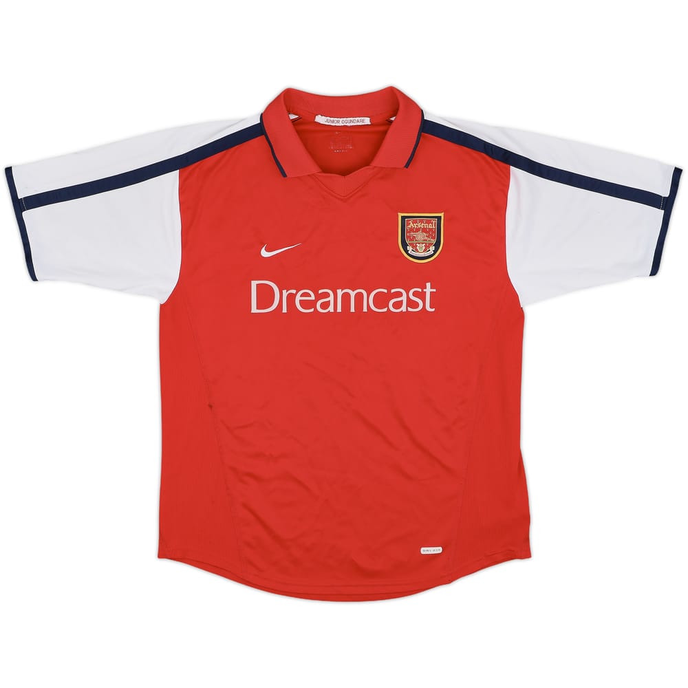 2000-02 Arsenal Home Shirt - 8/10 - (L.Boys)
