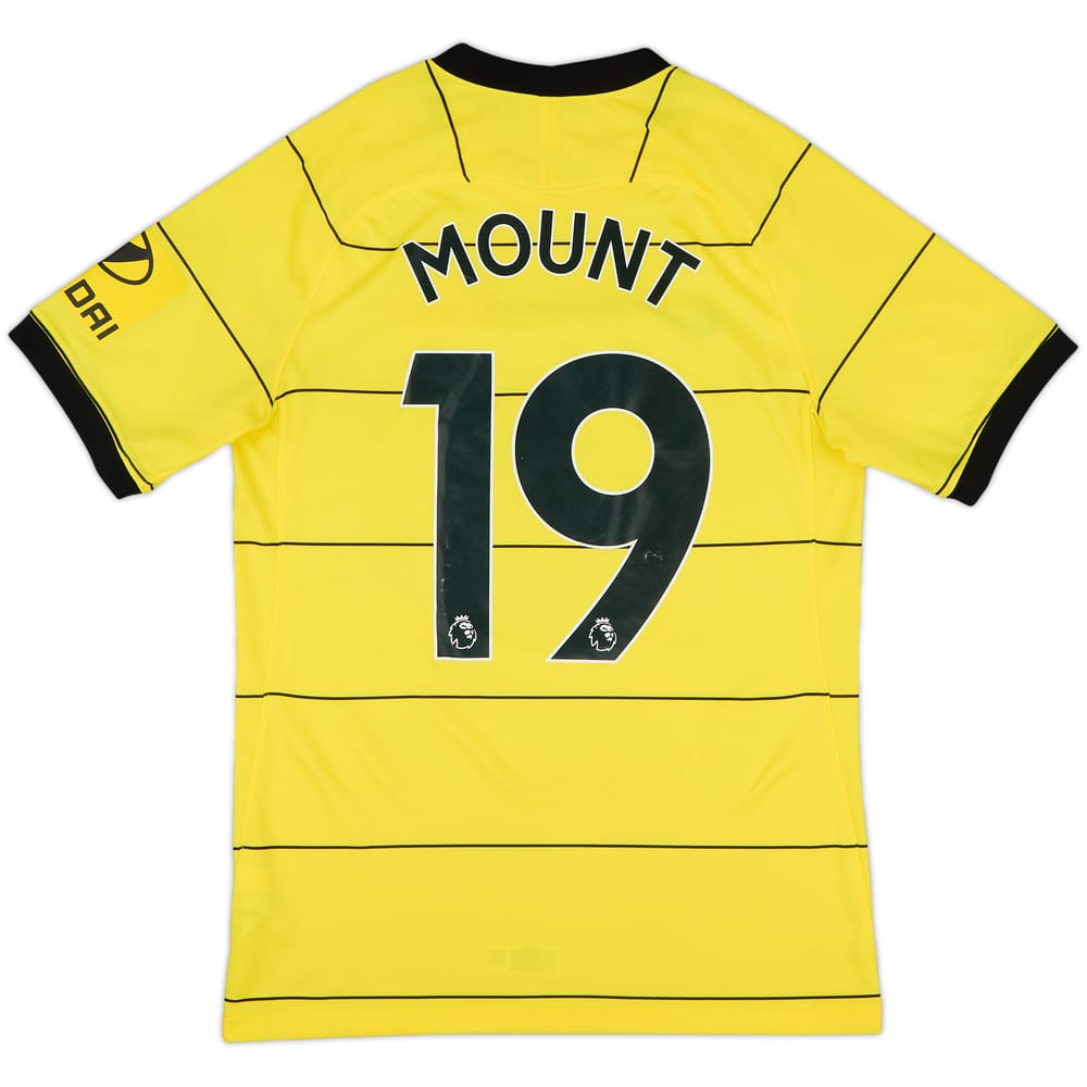 2021-22 Chelsea Away Shirt Mount #19 - 8/10 - (S)