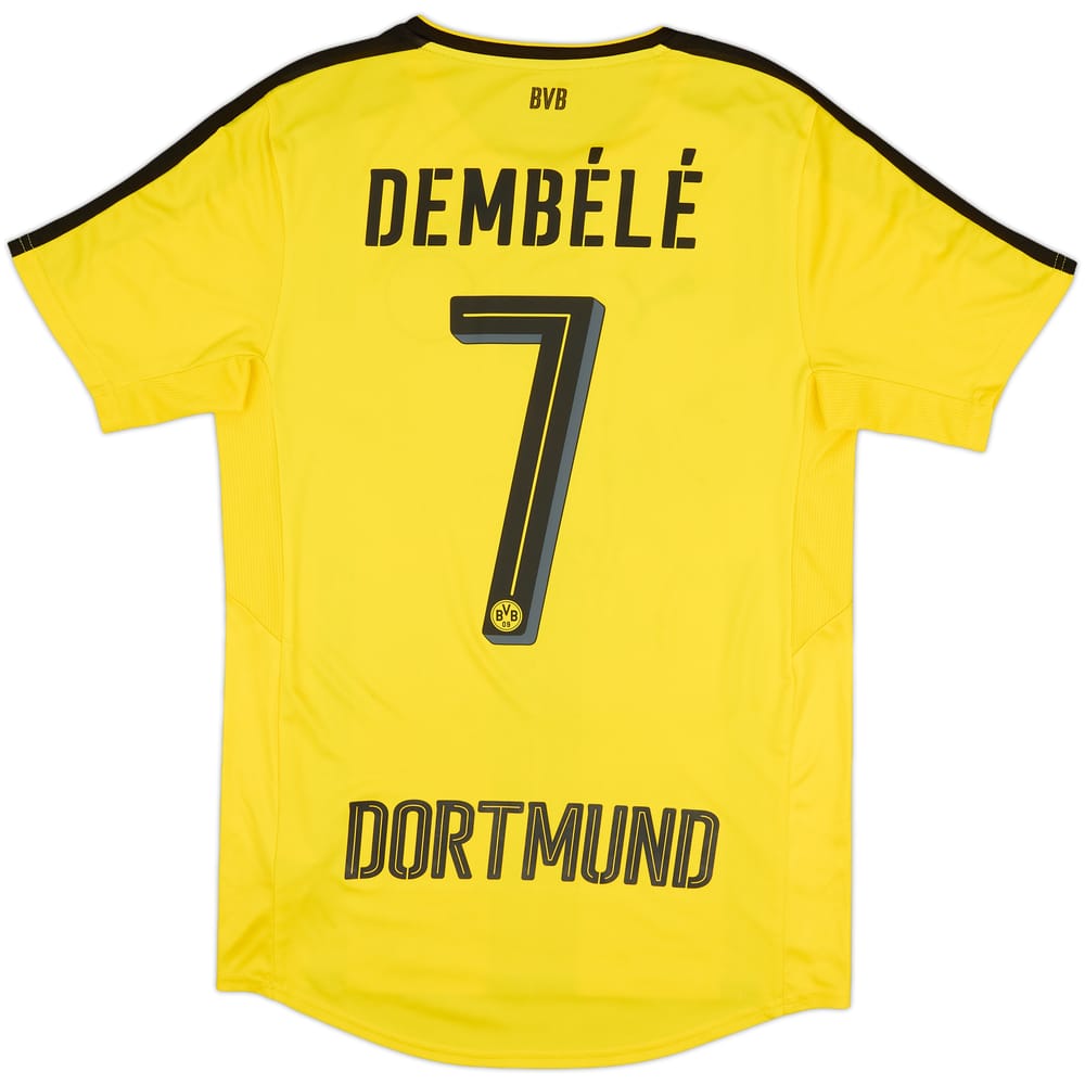 2016-17 Borussia Dortmund Home Shirt Dembele #7 - 8/10 - (S)