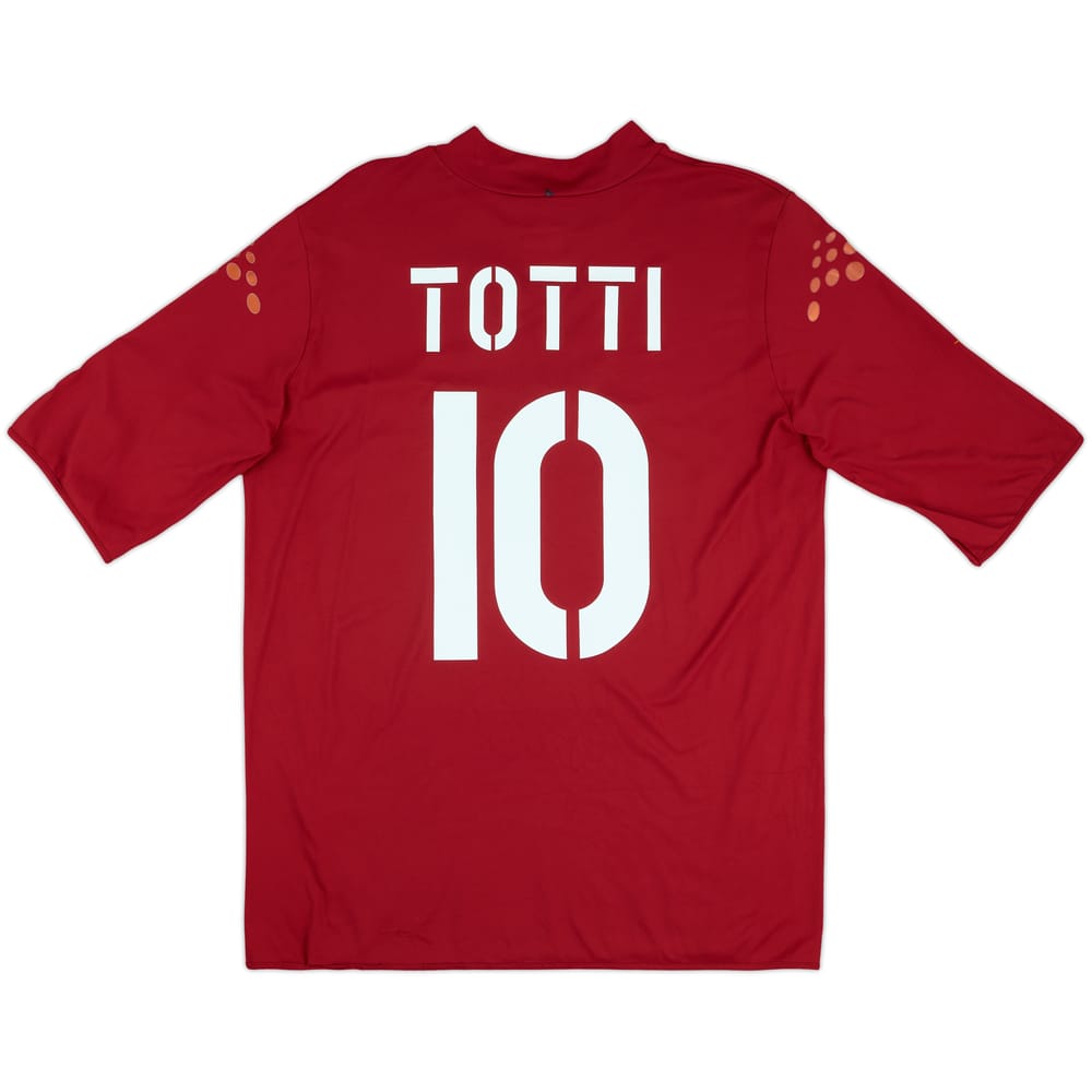 2003-04 Roma Home Shirt Totti #10 - 7/10 - (XL)