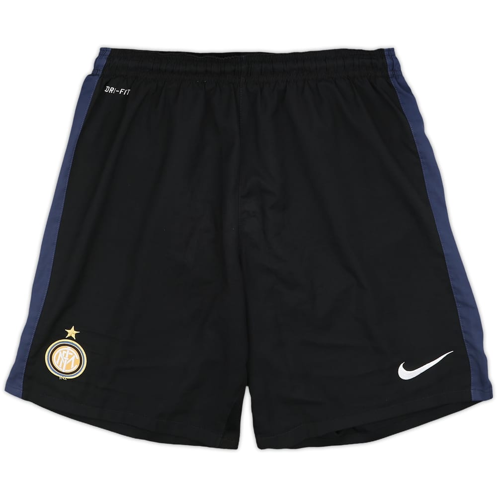 2013-14 Inter Milan Home Shorts - 9/10 - (XL)